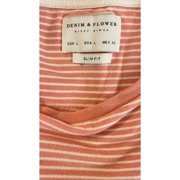 Denim & Flower men t-shirt  slim fit size L - Picture 6 of 6